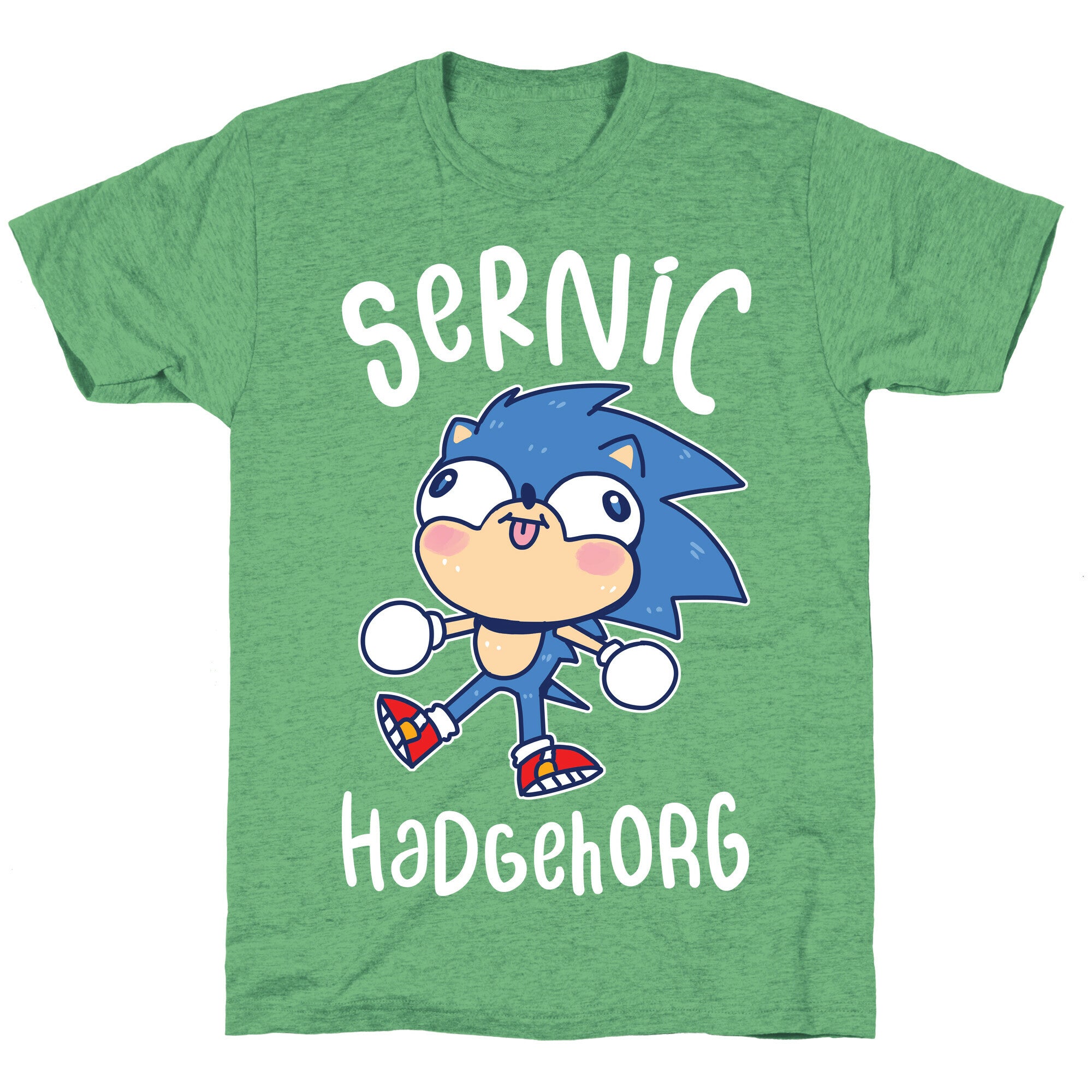 Derpy Sonic Sernic Hadgehorg Unisex Triblend Tee